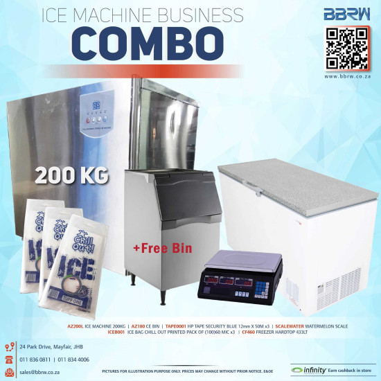 ICE MACHINE COMBO (200KG)