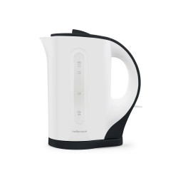 KETTLE CORDLESS PLASTIC BLACK & WHITE