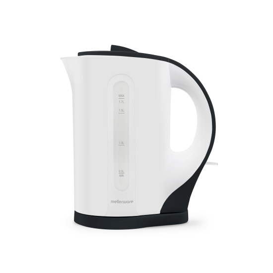 KETTLE CORDLESS PLASTIC BLACK & WHITE