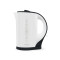 KETTLE CORDLESS PLASTIC BLACK & WHITE