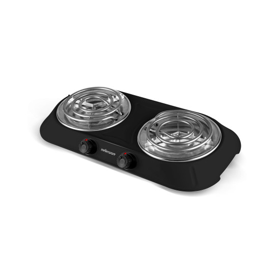 HOTPLATE DOUBLE POWDER COAT BLACK SPIRAL PLATE