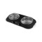 HOTPLATE DOUBLE POWDER COAT BLACK SPIRAL PLATE