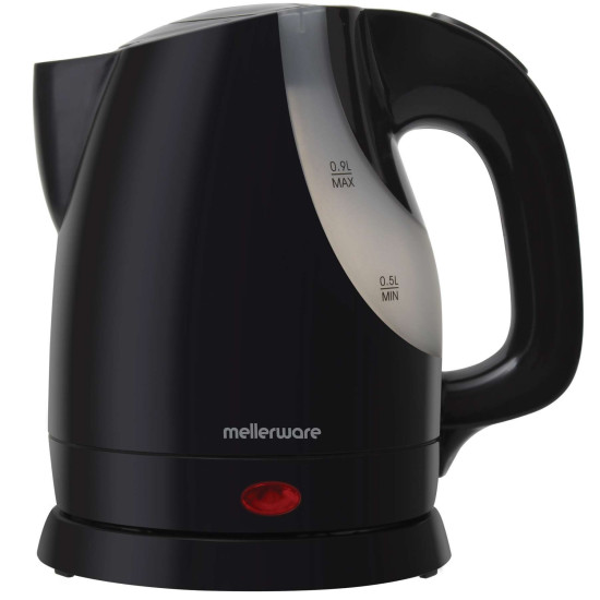 CORDLESS KETTLE PLASTIC BLACK 0.9LT 1300W