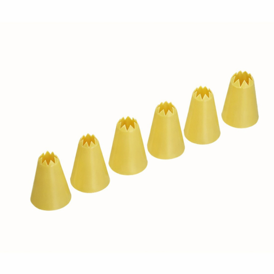 NOZZLE SET PLASTIC - STAR 6 PIECE