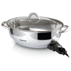 SKILLET STAINLESS STEEL 2400W 38X26X13CM