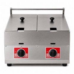 GAS FRYER - 2 PAN - 2x 5LT -CQ 