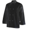 CHEFS UNIFORM JACKET BASIC LONG - BLACK - SMALL