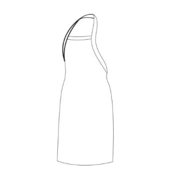 CHEFS UNIFORM - BLOOD AND FAT APRON WHITE (90CM X