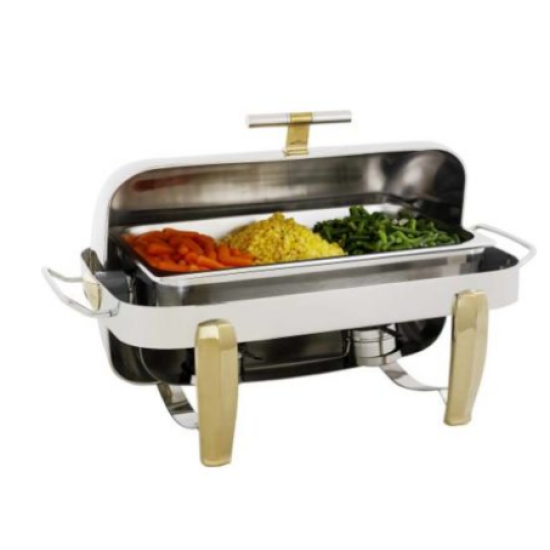 CHAFING DISH DELUX-ROLLTOP (RECTANGULAR) 7.5LT