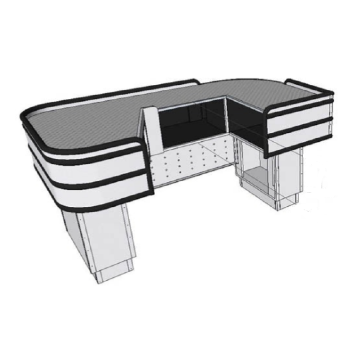 CHECKOUT COUNTER S/STEEL