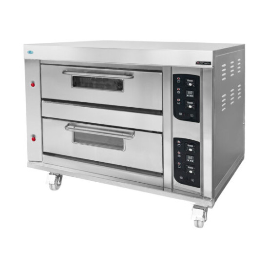 DECK OVEN ANVIL - GAS - 4 TRAY - DOUBLE