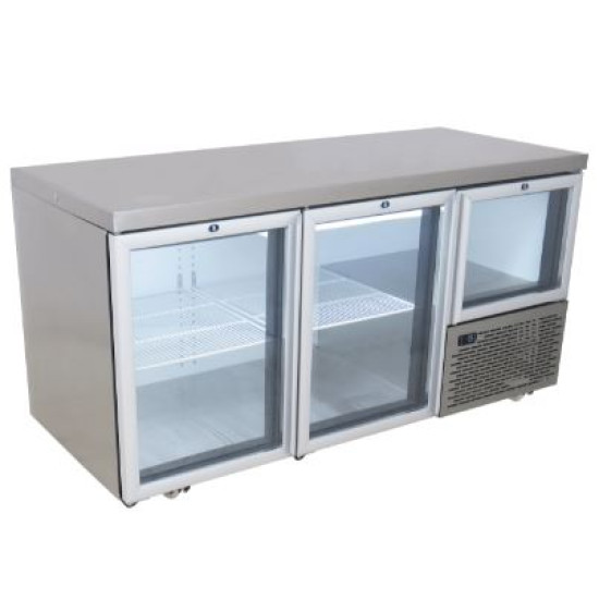 UNDERBAR 1720MM 2.5 DOOR GLASS