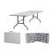 FOLDING TABLE 8 SEATER PLASTIC WHITE