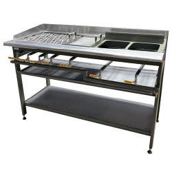 7 BURNER GRILLER COMBO+ FRYER NO BASKETS/INSERTS