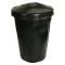 REFUSE BIN 85LT (BLACK) 450MM x 630MM - INCLUDES L