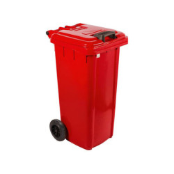 MOBILE REFUSE BIN 240LT (RED) TIN CANS
