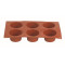 MOULD SILICON MUFFIN - 6 CUPS - 70MM X 40MM