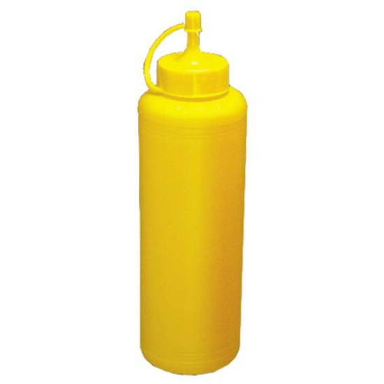 PLASTIC DISPENSER 500ML - MUSTARD SAUCE