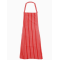 APRON CLASSIC BUTCHER STRIP RED