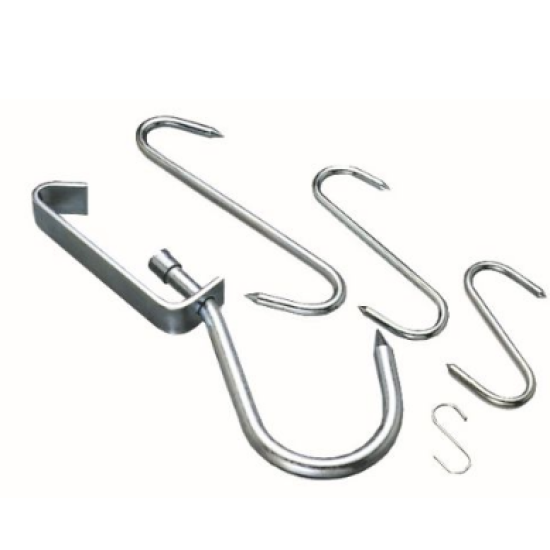 STAINLESS STEEL HOOKS 8 /200MM (PACK OF 12)