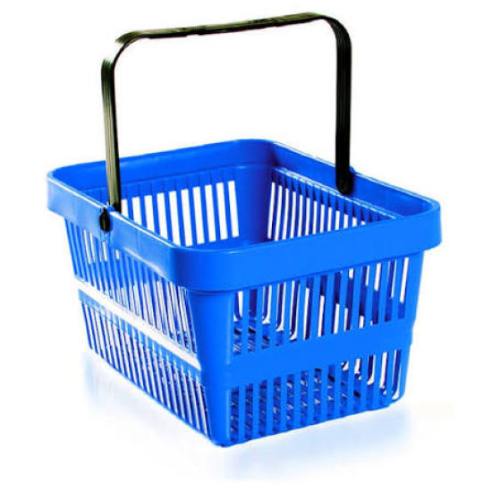 SHOPPING BASKET BLUE