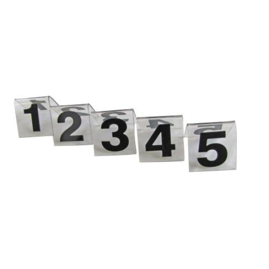 PLASTIC TABLE NUMBER STAND 1 - 10