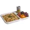 TUFF TRAY FOOD TRAY 3 COMPARTMENTS  (345MM X 264MM