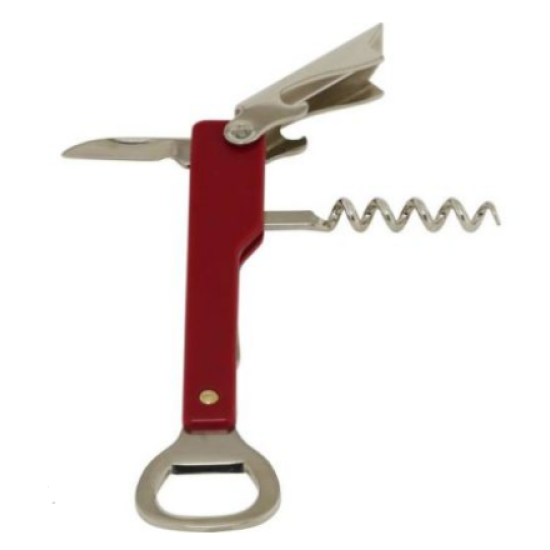 WAITERS FRIEND-WITH BOTTLE OPENER (PLASTIC) ITALIA