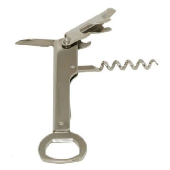 WAITERS FRIEND WITH B/OPENER (STAINLESS STEEL)
