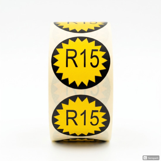 PRICE LABEL 40MM ROUND R15