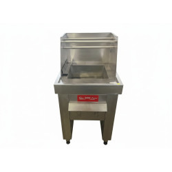 GAS CHIP FRYER - SINGLE PAN - 20LT - NO BASKETS