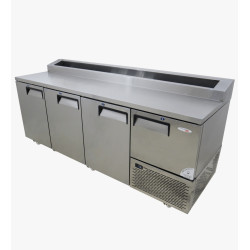 PIZZA UNDERBAR 2300MM 3.5 DOOR S/STEEL