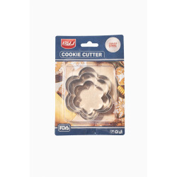 3 PCS FLOWER COOKIE CUTTER