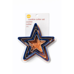 COOKIE CUTTER SET 4 PCS STAR