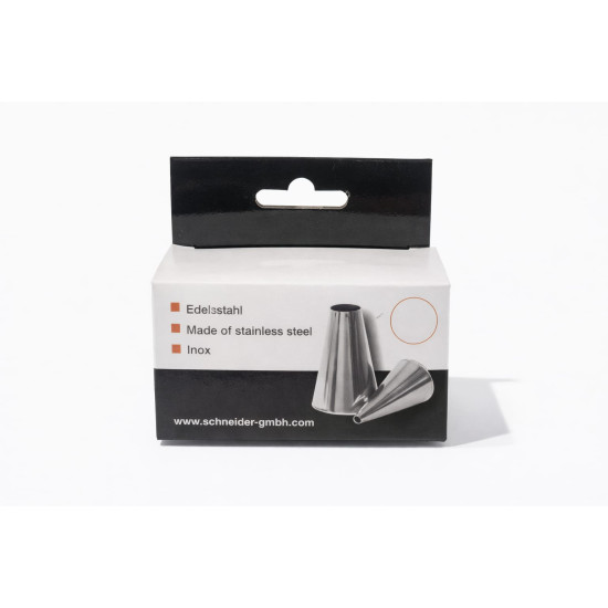 NOZZLE SET METAL - PLAIN 10 PIECE