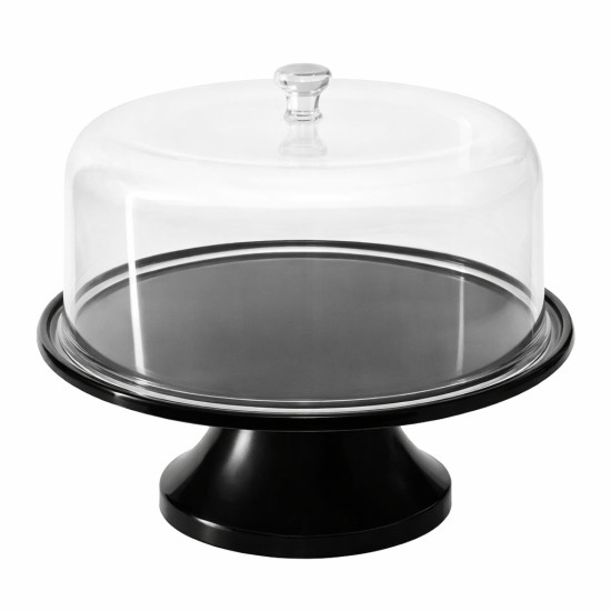 CAKE STAND - BLACK 330MM