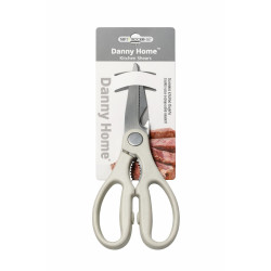 KITCHEN SHEARS STONE- WHITE