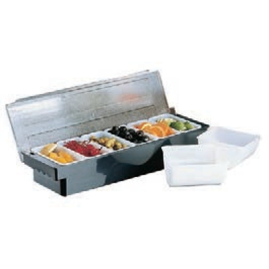 BAR CADDY DELUXE - 6 DIVISION (BLACK)