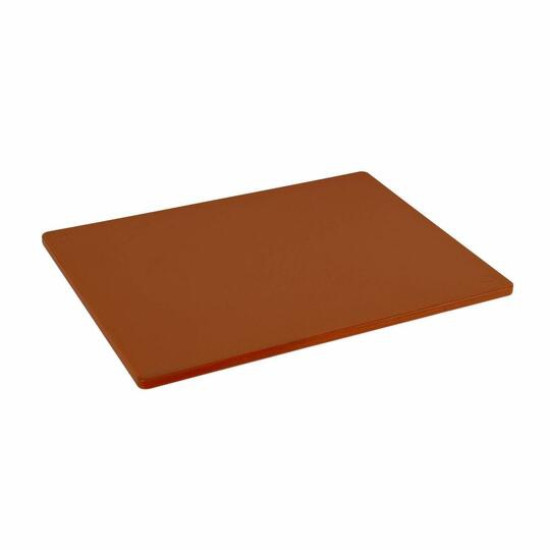 CUTTING BOARD PE - 255MM X 405MM X 10MM - (BROWN)