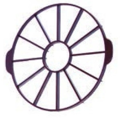 CAKE DIVIDERS PLASTIC - 10 PIECE - 265MM