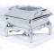 CHAFING DISH INDUCTION - SQUARE WITH GLASS LID 5.5