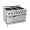 GAS STOVE WITH ELECTRIC OVEN ANVIL - 6 BURNER