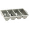 CUTLERY TRAY GREY 4 DIVISION - 500MM X 300MM