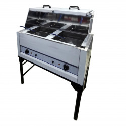 SPAZA FRYER 2x 12LT PAN WITH BASKETS - GCE
