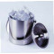 DOUBLE WALLED ICE BUCKET WITH LID - 1LT S/STEEL