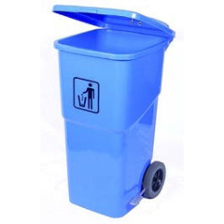 FOOT PEDAL WHEELY BIN 120LT (BLUE)