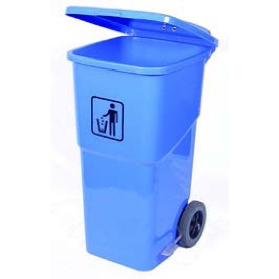 FOOT PEDAL WHEELY BIN 120LT (BLUE)