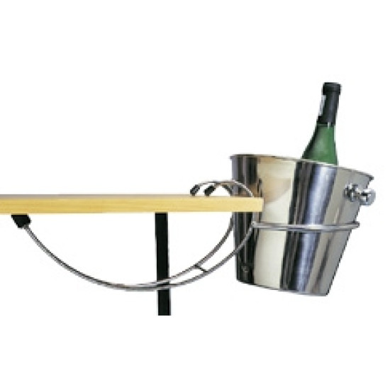 ICE BUCKET STAND - TABLE MOUNTED S/STEEL