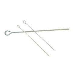 KEBAB SKEWERS S/STEEL (FLAT) - 300MM (12)