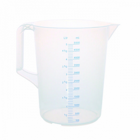 MEASURING JUG PLASTIC-5LT